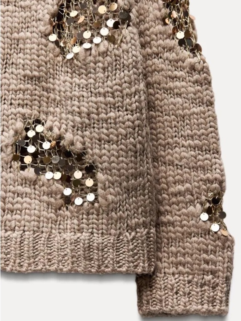 ZARA ~ Sequin sweater - Picture 9 of 9